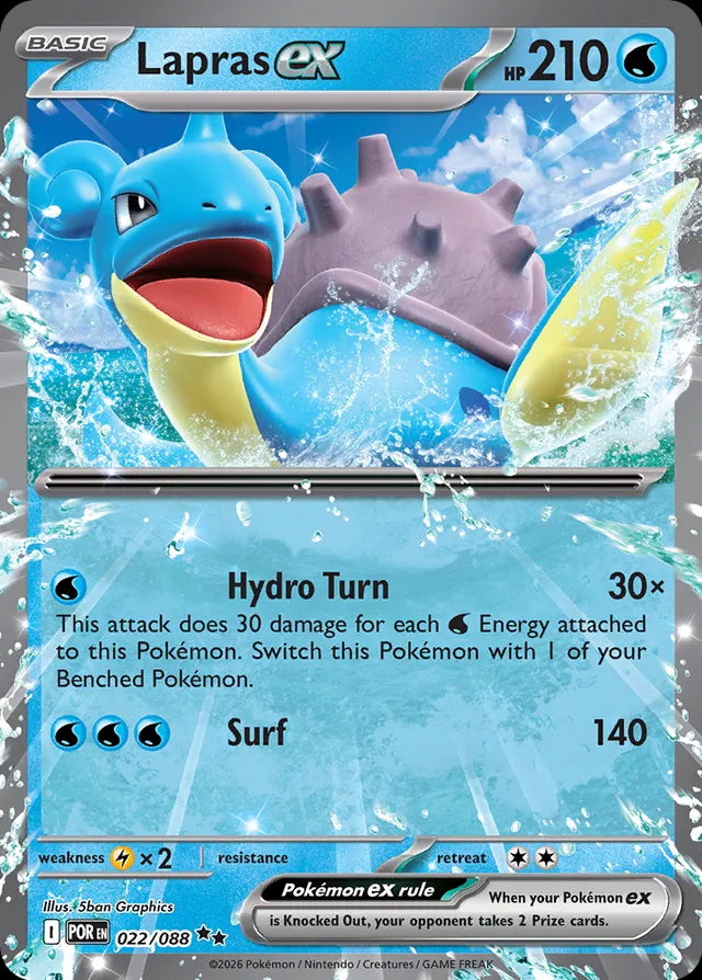 Perfect Order Lapras ex #022