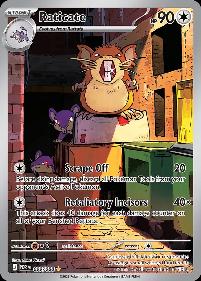 Perfect Order Raticate #099