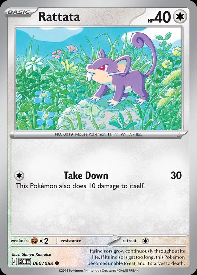 Perfect Order Rattata #060