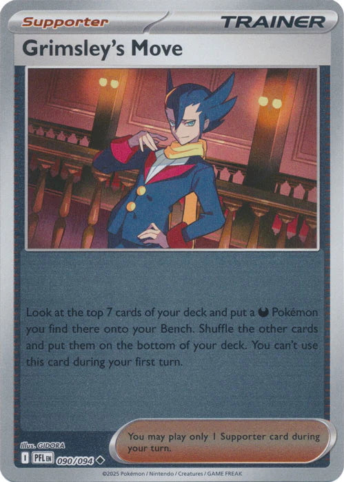 Phantasmal Flames Grimsley's Move #090/94 Reverse Holo