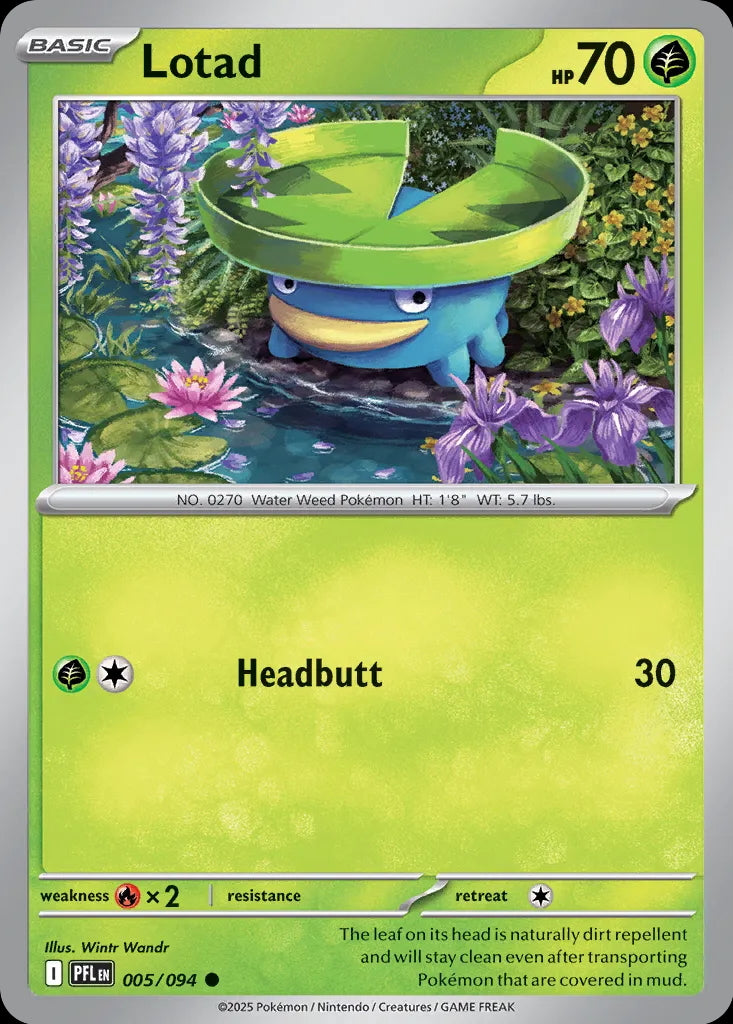 Phantasmal Flames Lotad #005/94