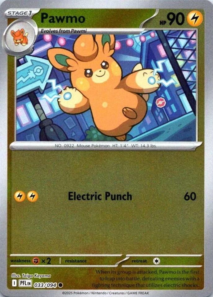 Phantasmal Flames Pawmo #033/94 Reverse Holo