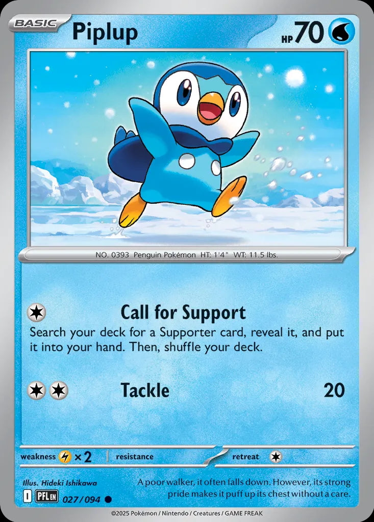 Phantasmal Flames Piplup #027/94