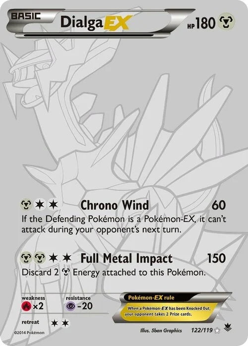 Dialga EX 122/119 Phantom Forces