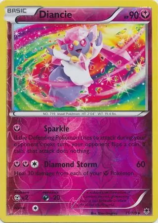 Phantom Forces Diancie #71/119 reverse holo