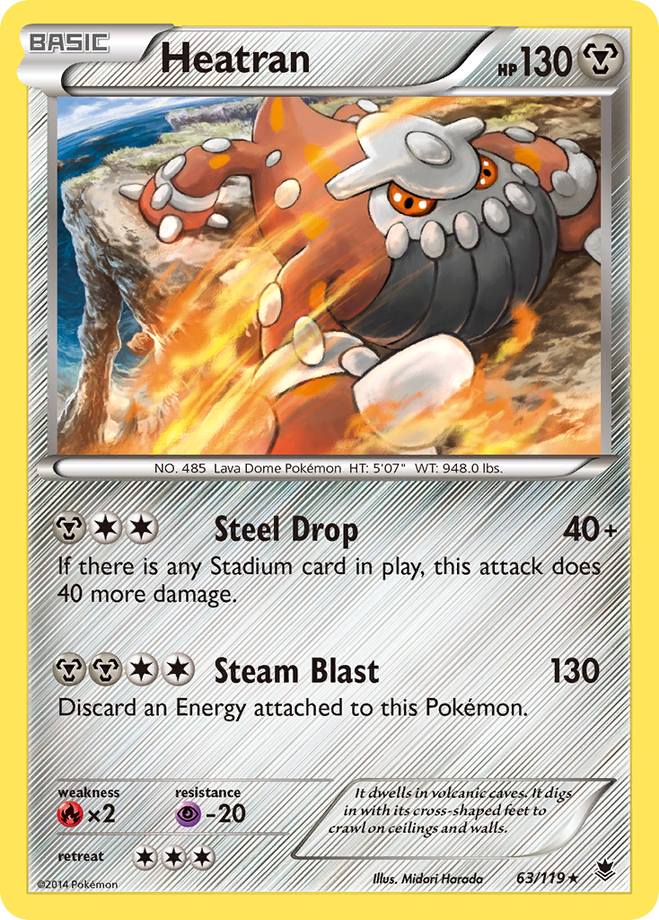 Phantom Forces Holo Heatran #63/119