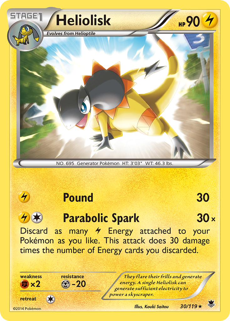 Phantom Forces Non - Holo Heliolisk #30/119