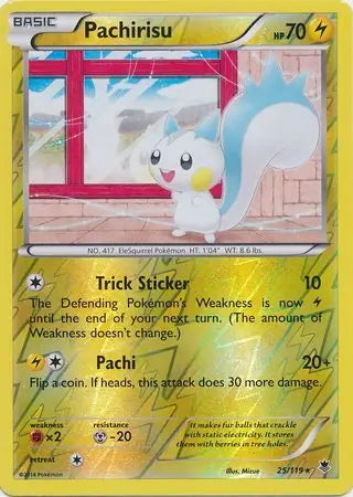 Phantom Forces Pachirisu #25/119 reverse holo