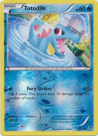 Phantom Forces Totodile #15/119 reverse holo