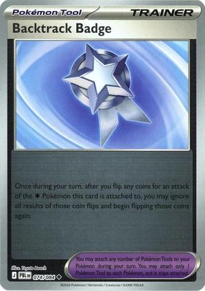 Pitch Black Backtrack Badge #074/084 reverse holo