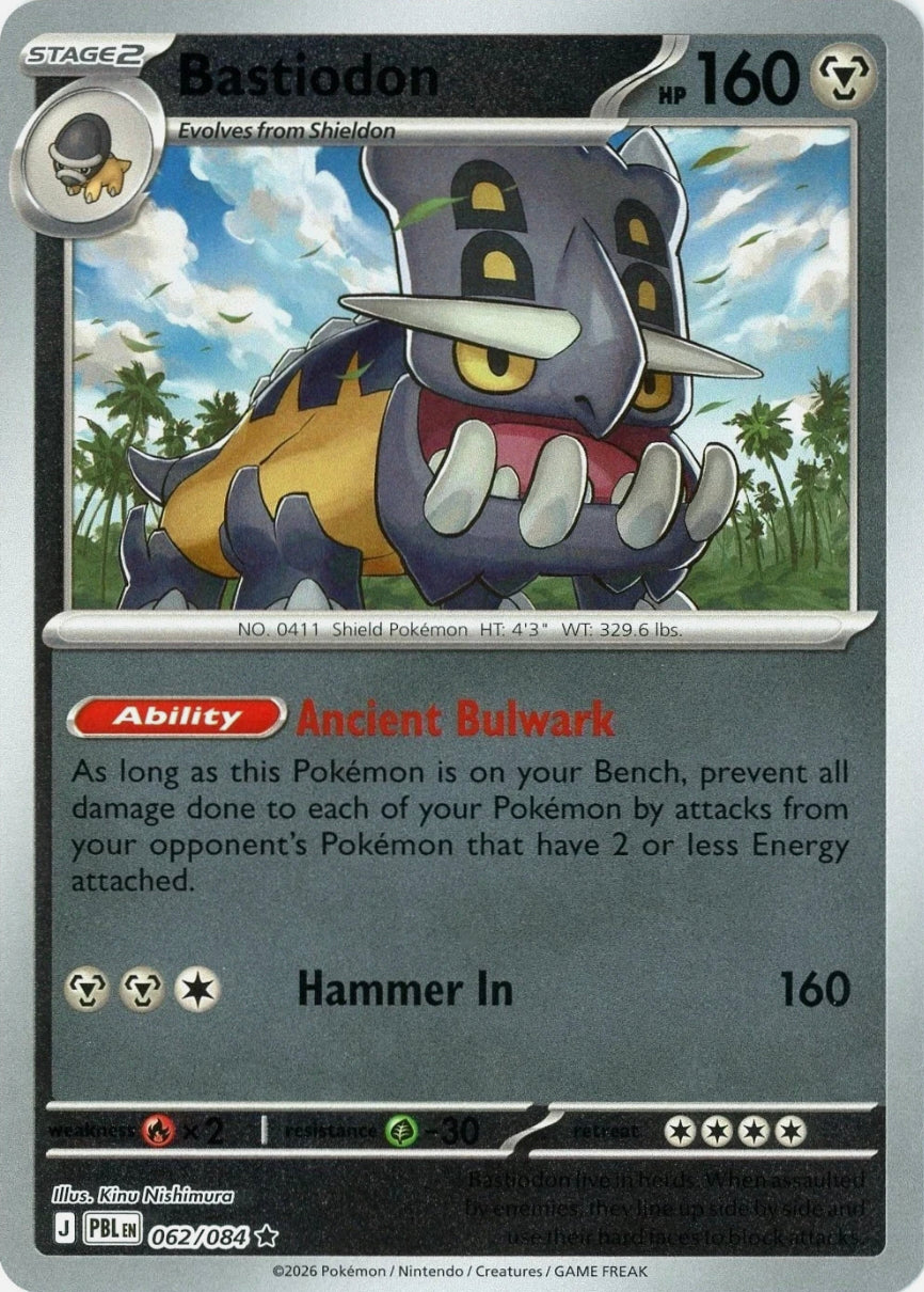 Pitch Black Bastiodon #062/084 reverse holo