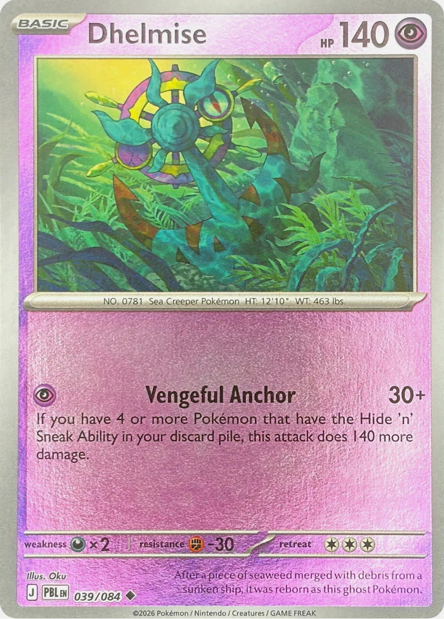 Pitch Black Dhelmise #039/084 reverse holo