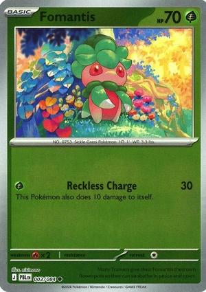 Pitch Black Fomantis #003/084 reverse holo