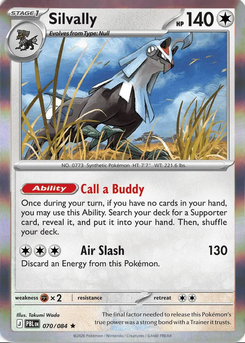 Pitch Black Holo Silvally #070/084