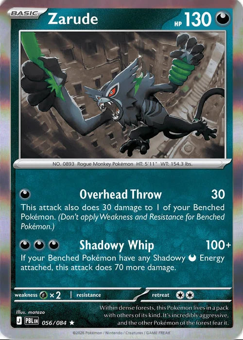 Pitch Black Holo Zarude #056/084