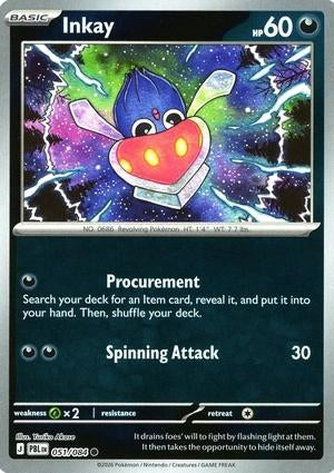 Pitch Black Inkay #051/084 reverse holo