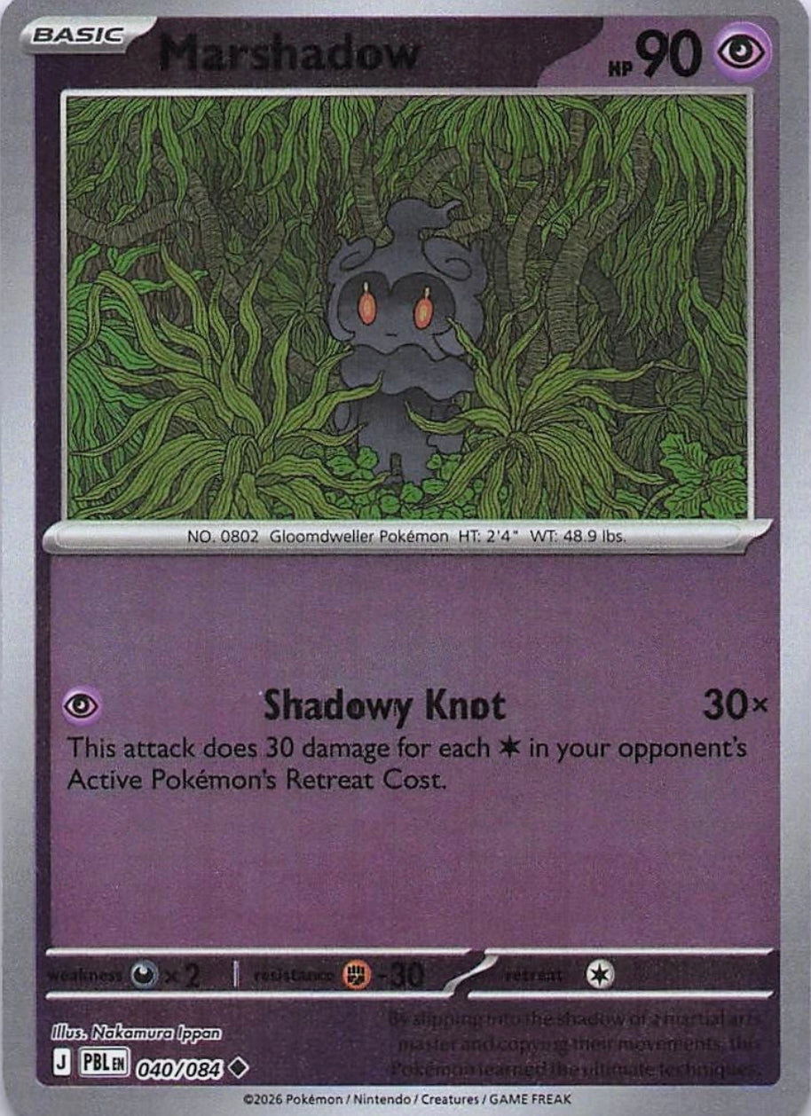 Pitch Black Marshadow #040/084 reverse holo