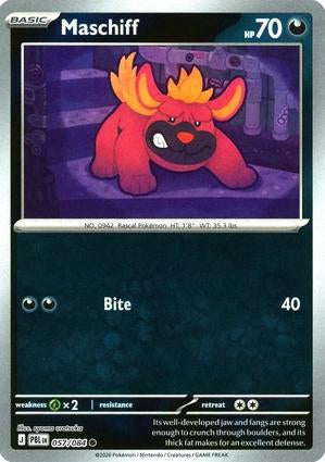 Pitch Black Maschiff #057/084 reverse holo