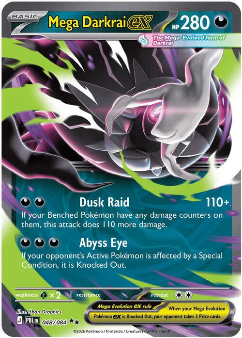 Pitch Black Mega Darkrai ex #048/084