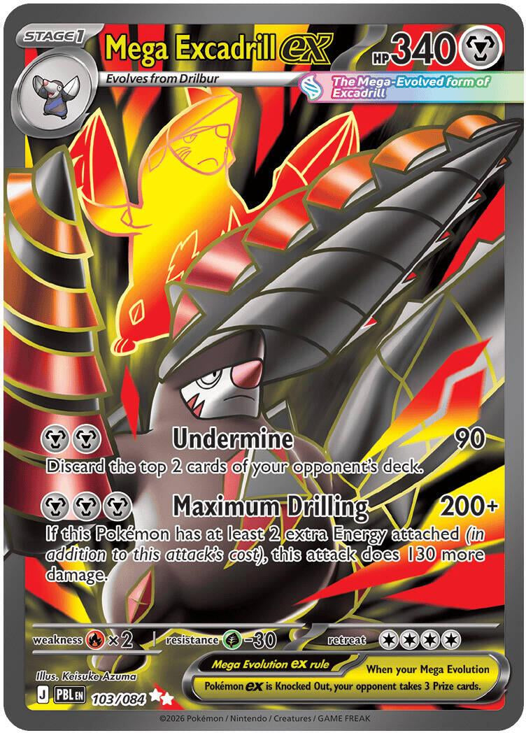 Pitch Black Mega Excadrill ex #103/084