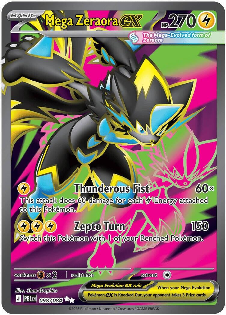 Pitch Black Mega Zeraora ex #098/084