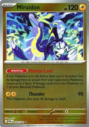 Pitch Black Miraidon #028/084 reverse holo