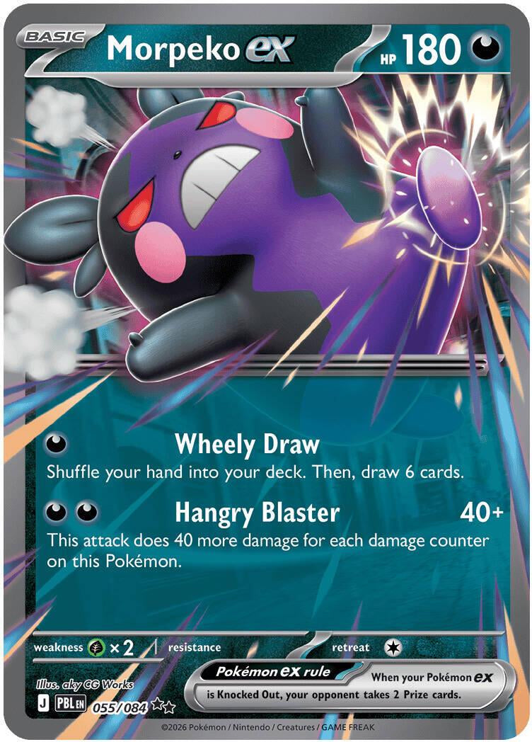Pitch Black Morpeko ex #055/084