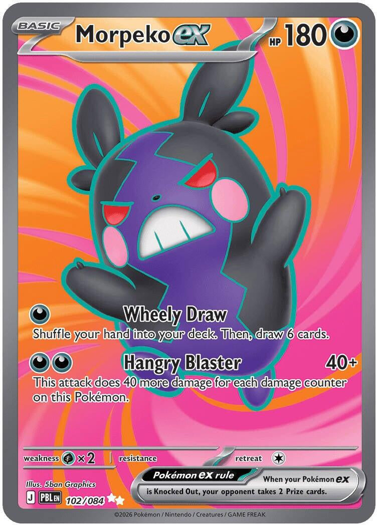 Pitch Black Morpeko ex #102/084