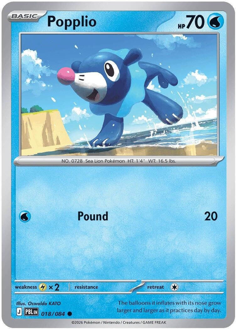 Pitch Black Popplio #018/084