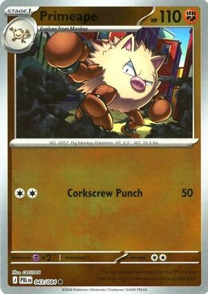 Pitch Black Primeape #043/084 reverse holo