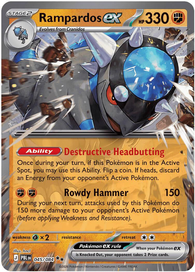 Pitch Black Rampardos ex #045/084