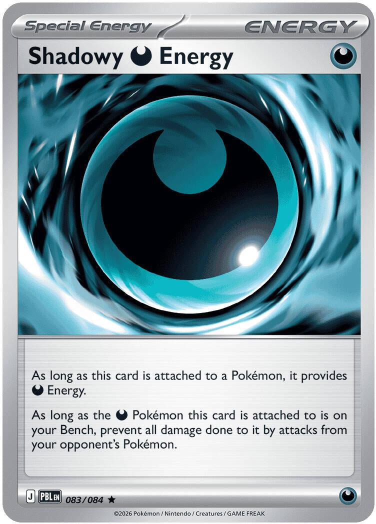Pitch Black Shadowy Holo Dark Energy #083/084