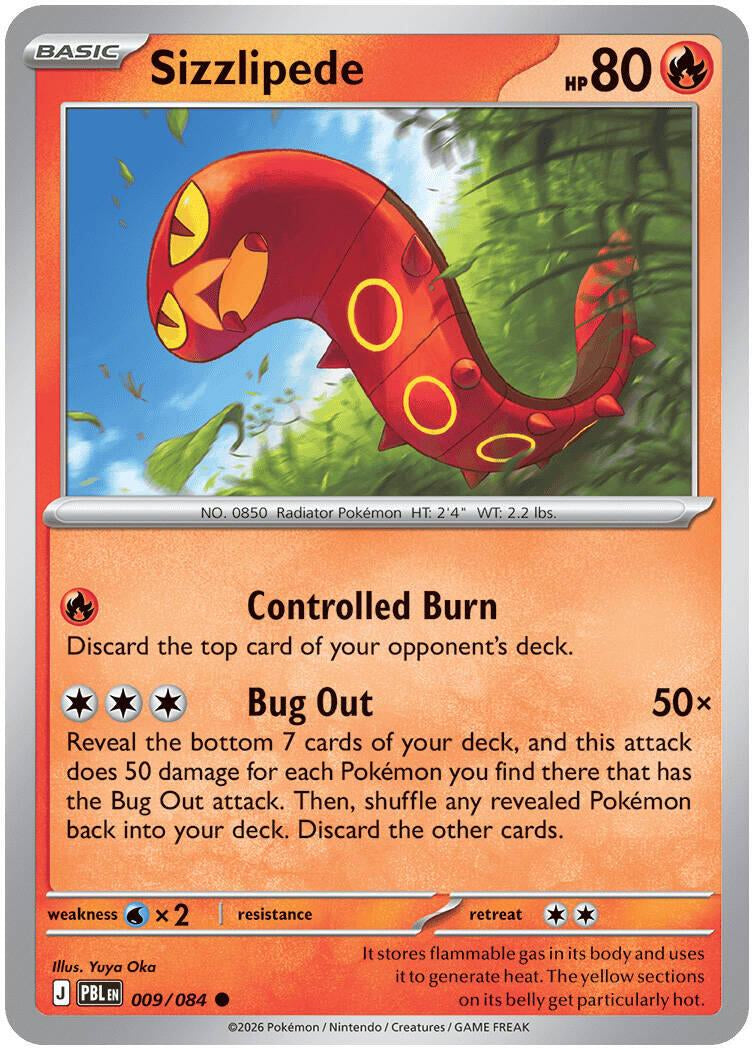 Pitch Black Sizzlipede #009/084