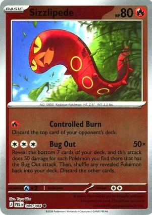 Pitch Black Sizzlipede #009/084 reverse holo