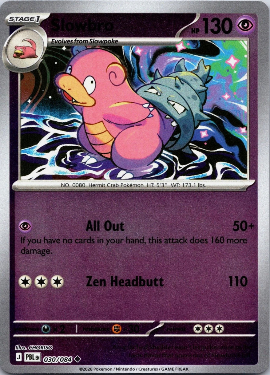 Pitch Black Slowbro #030/084 reverse holo
