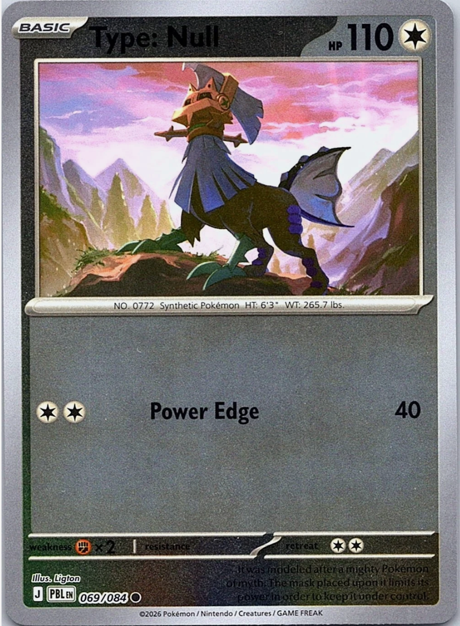 Pitch Black Type: Null #069/084 reverse holo