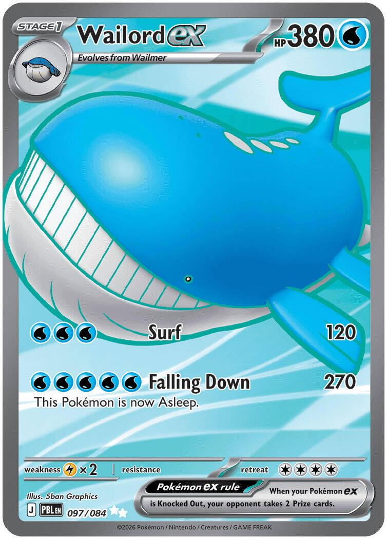 Pitch Black Wailord ex #097/084