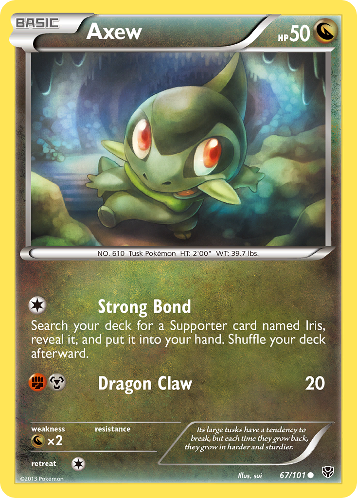Plasma Blast Axew #67/101
