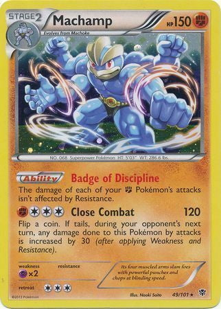 Plasma Blast Cosmos Holo Machamp #49/101