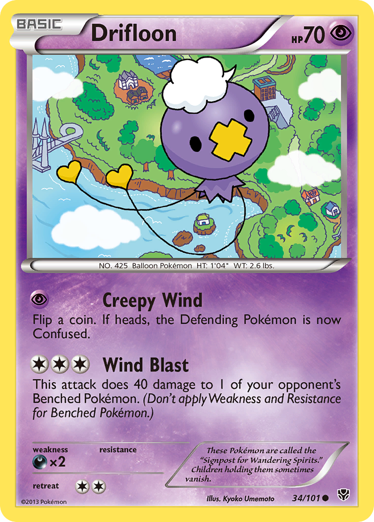 Plasma Blast Drifloon #34/101