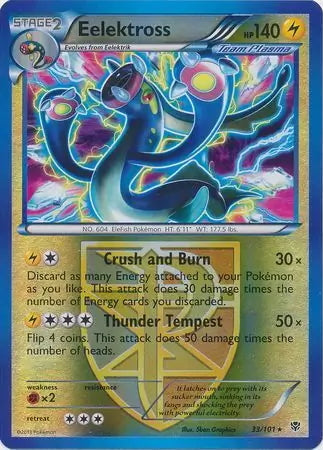 Plasma Blast Eelektross #33/101 reverse holo