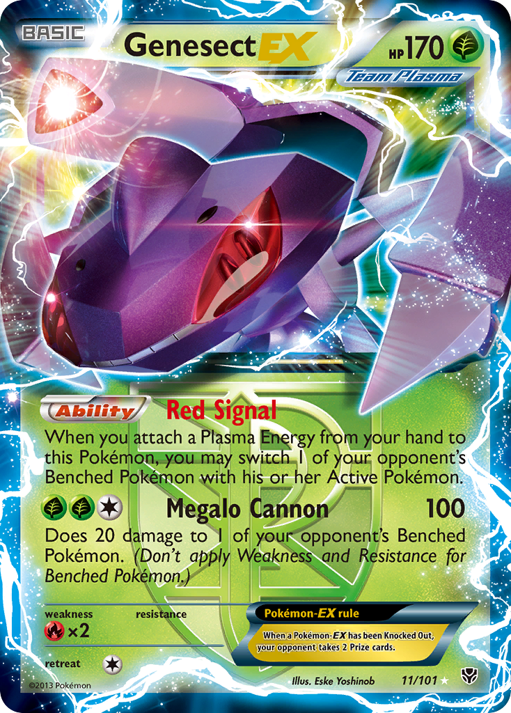 Plasma Blast Genesect EX #11/101