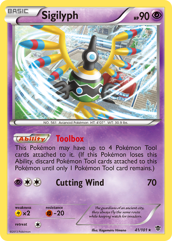 Plasma Blast Holo Sigilyph #41/101