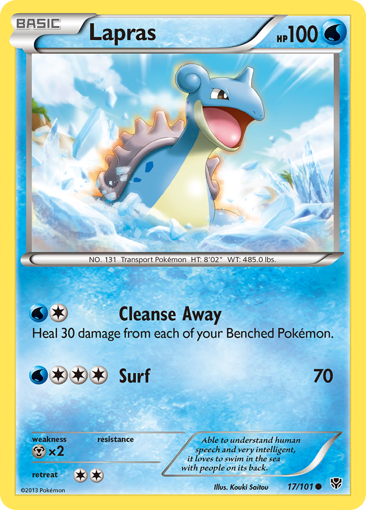 Plasma Blast Lapras #17/101