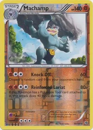 Plasma Blast Machamp #50/101 reverse holo