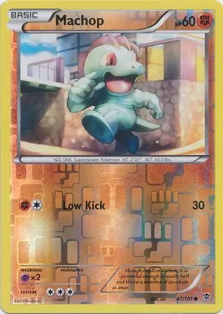 Plasma Blast Machop #47/101 reverse holo