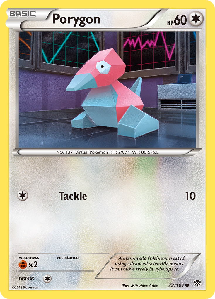 Plasma Blast Porygon #72/101