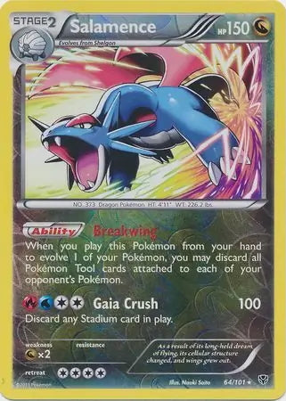 Plasma Blast Salamence #64/101 reverse holo