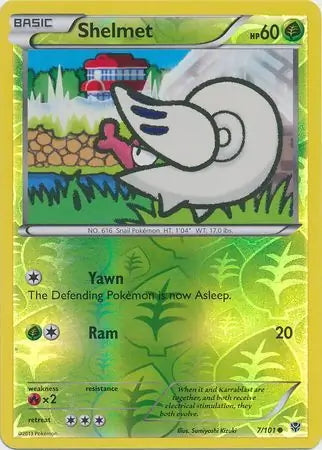 Plasma Blast Shelmet #7/101 reverse holo