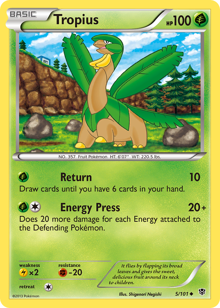 Plasma Blast Tropius #5/101